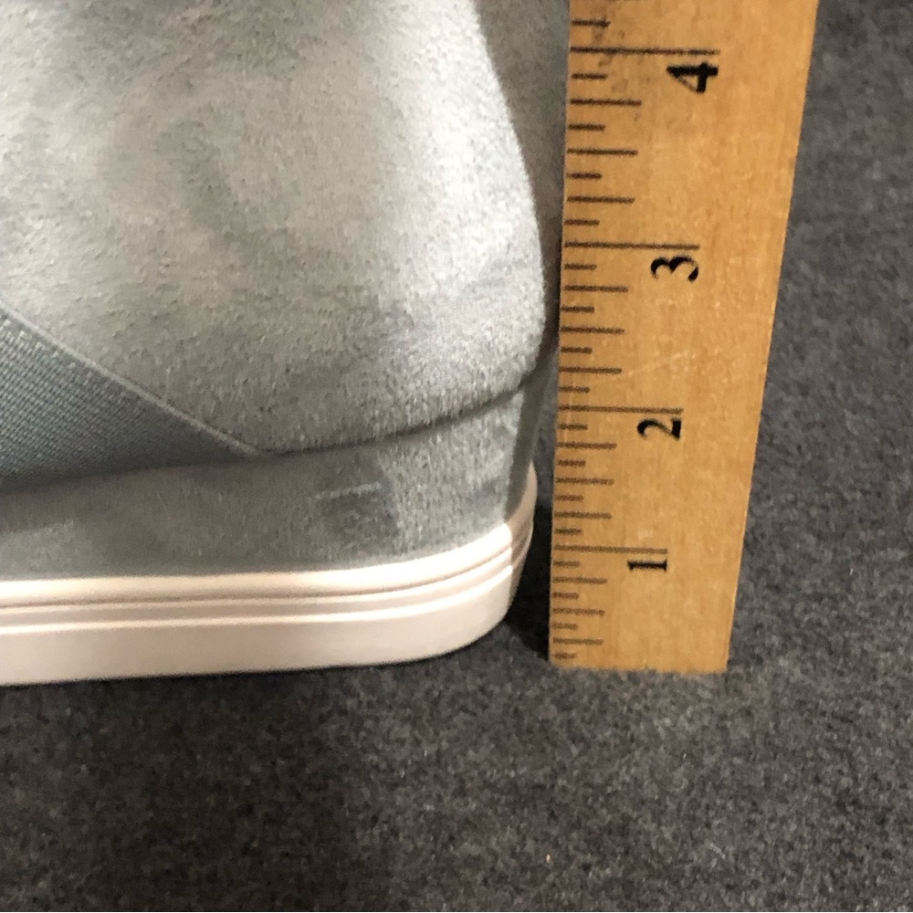 Linea Paolo Shoes Women’s Felicia Light Blue Platform Wedge Sneaker Bootie Sz 8M - Picture 4 of 12
